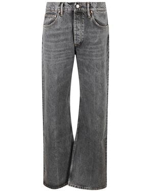 Donna Brasil Faded Wide-Leg Jeans - Grey