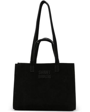 MC2 Saint Barth Shopper Aus Wildleder - Schwarz