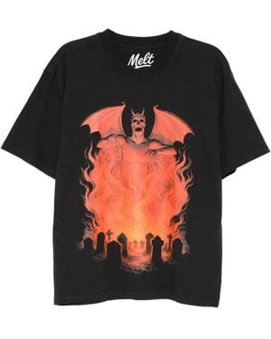 Melt Graphic T-Shirt - Black