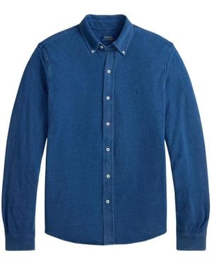 Polo Ralph Lauren Camicia A Maniche Lunghe - Blu