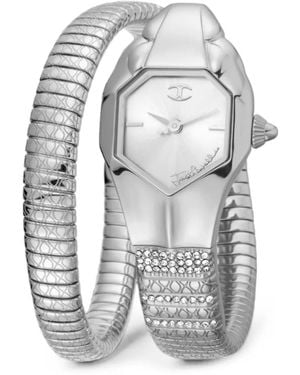 Just Cavalli Orologio Snake 22Mm - Bianco
