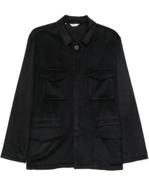 Boglioli Jeansjacke Mit Vier Taschen - Schwarz