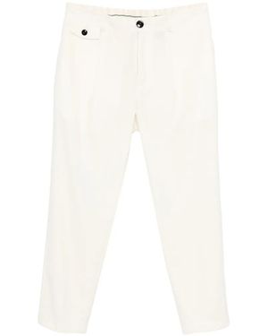 Pmds Pantalon Tatho À Plis - Blanc