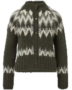 Veronica Beard Christina Cardigan - Green