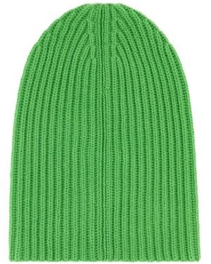 Umit Benan Paradiso Ribbed-Knit Beanie Hat - Green