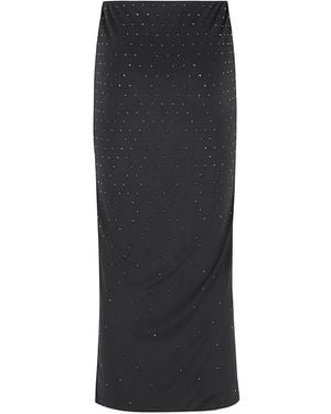 ANDAMANE Jupe À Ornements En Cristal - Noir