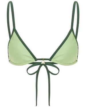 FAE SWIM Lumi Bikini Top - Green