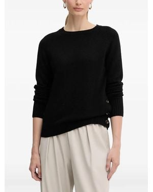 Silvian Heach Button-Embellished Sweater - Black