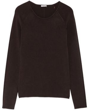 JOSEPH Nali Raglan-Sleeve Sweater - Black