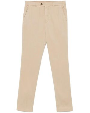 Canali Tapered Chinos - Natural