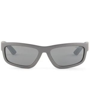 Prada Occhiali Da Sole Linea Rossa - Grigio