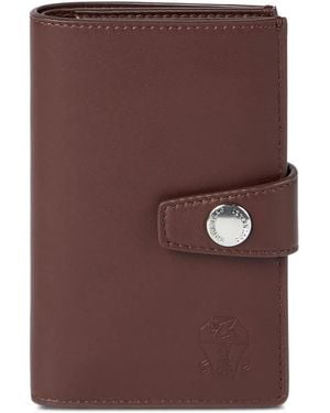 Brunello Cucinelli Internal Card Slots Leather Wallet - Brown