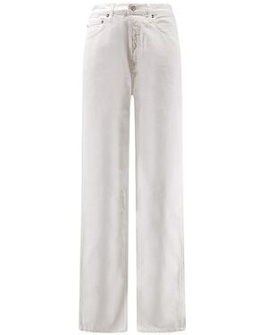 Agolde Straight-Fit Five-Pocket Jeans - White