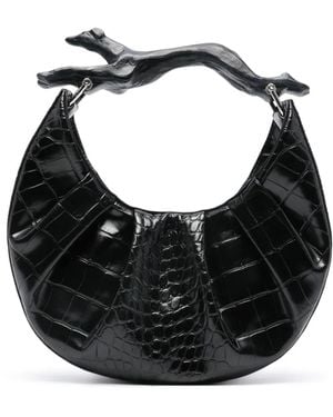 Puppets and Puppets Bolso shopper Greyhound - Negro