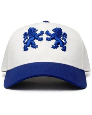 CAVENDISH® Gorra Con Motivo De León - Azul