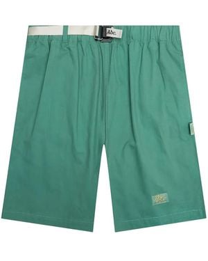 Advisory Board Crystals Shorts Met Gespsluiting En Opgestikte Zak - Groen