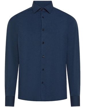 Cruna Manhattan Long-Sleeve Shirt - Blue