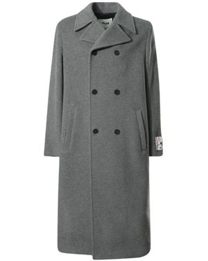 MSGM Double-Breasted Coat - Gray