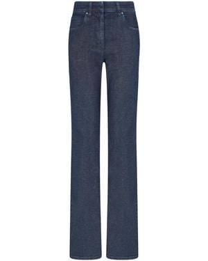 Giorgio Armani High-Rise Bootcut Jeans - Blue