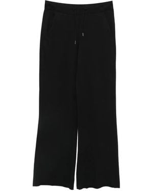 Margittes Drawstring-Waist Track Trousers - Black