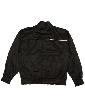 Opening Ceremony Smocked-Panel Track Jacket - Black