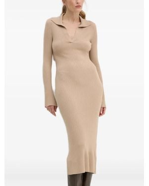 From Future V-Neck Dress - Natural