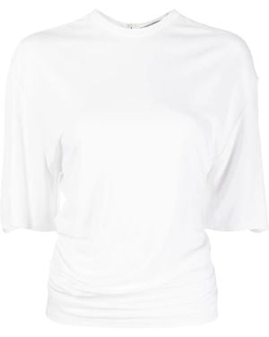 Christopher Esber Gathered-Detail T-Shirt - White