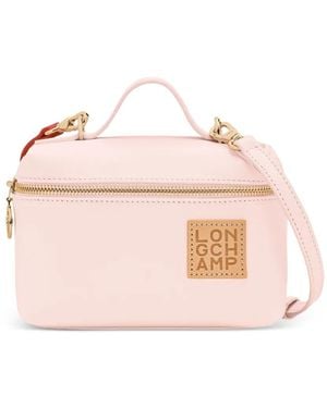 Longchamp Mini Sac Cabas Le Pliage - Pink