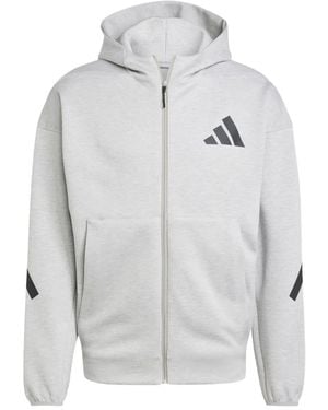 adidas Hoodie Met Logo - Grijs