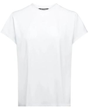 KARL LAGERFELD Capped Sleeve T-Shirt - White