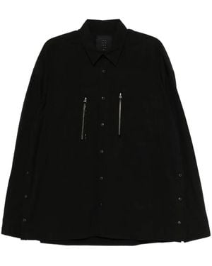 The Viridi-anne Button-Up Shirt - Black
