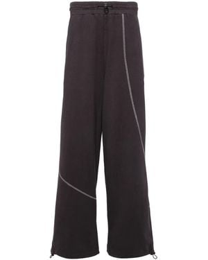 FIVE CM Curve-Seam Cotton Track Trousers - Blue