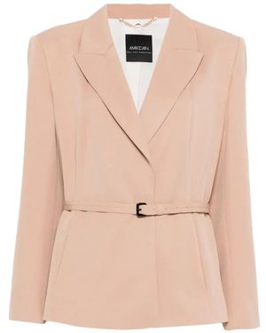 Marc Cain Belted Blazer - Pink