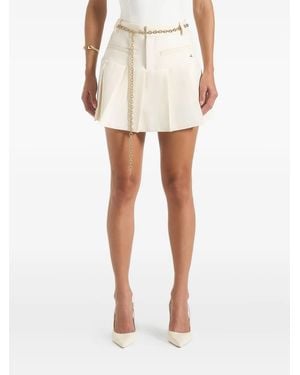 Manière De Voir Skort Sartoriali Elise Con Cintura - Bianco
