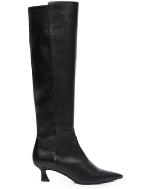 Stuart Weitzman 5050 Vinnie Boot 50 Pointed-Toe Boots - Black