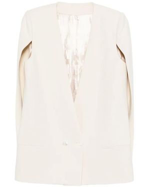 Alberta Ferretti Double-Breasted Gilet - White