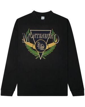 Rhude Montenegro Regatta Long-Sleeve T-Shirt - Black