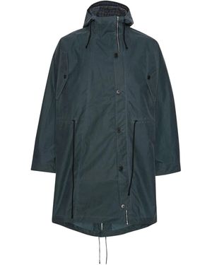 Henrik Vibskov Parka con capucha - Azul
