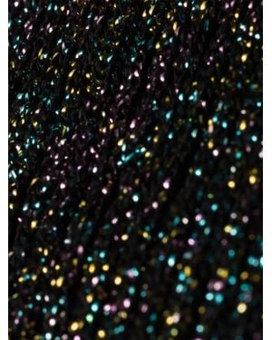 Miu Miu Lamé Viscose Socks - Schwarz