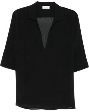 Tagliatore Chemise À Col V - Black