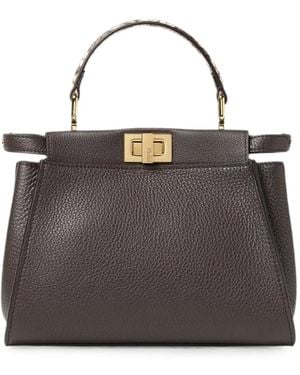 Fendi Peekaboo Mini Bag - Brown