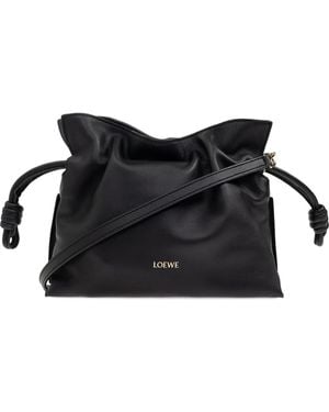 Loewe Mini Flamenco Clutch Bag - Black