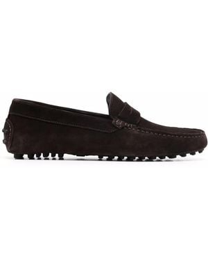 SCAROSSO Michael Penny Slot Loafers - Black