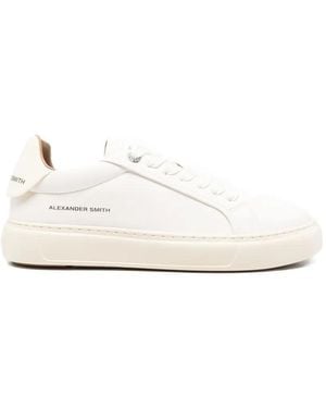 Alexander Smith Soho Leather Trainers - White