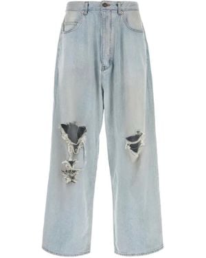Balenciaga Ripped Pants - Blue