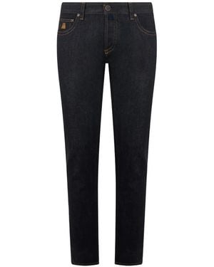 Moorer Slim-Fit Jeans - Blue