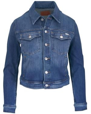 AG Jeans Robyn Button-Fastening Denim Jacket - Blue