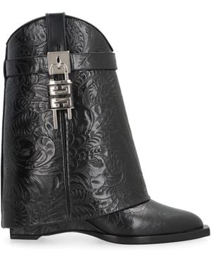 Givenchy Cowboy Boots - Negro