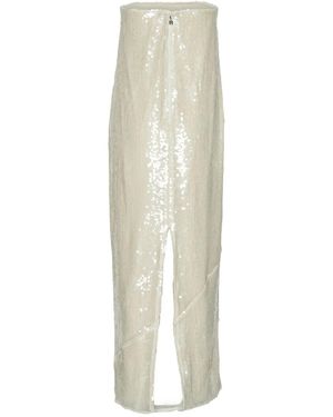 ROTATE BIRGER CHRISTENSEN Sequin Maxi Dress - White