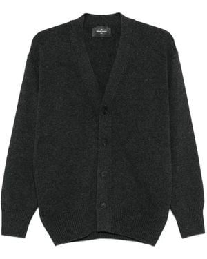 Gran Sasso Button-Fastening Wool Cardigan - Black